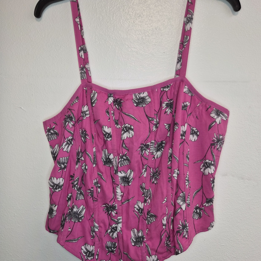 Torrid Pink Floral Camisole Top